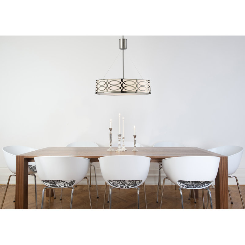 Wiggins 3 - Light Dimmable Drum Chandelier