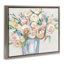 Cadre flottant Blissful Blooms dans un vase, design par Hannah Dawson
