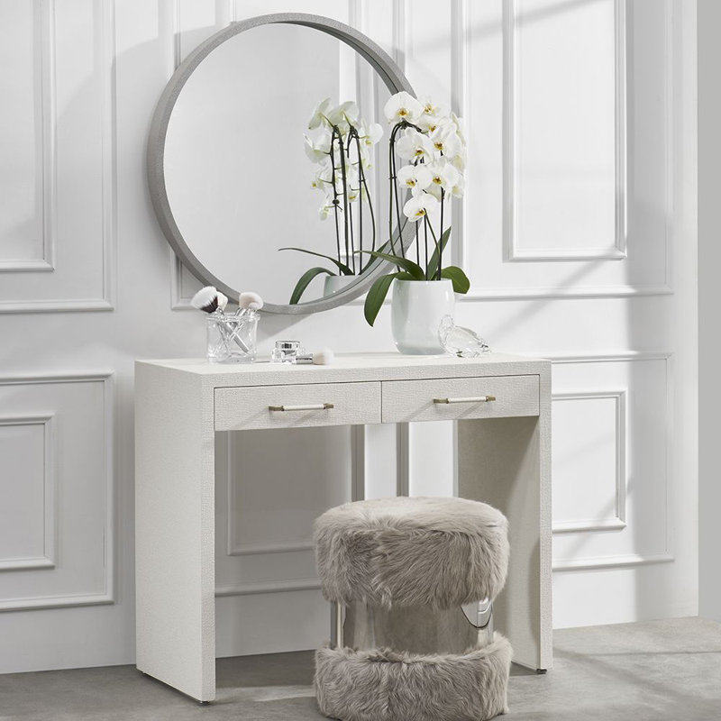 Taylor Writing Desk, Natural White