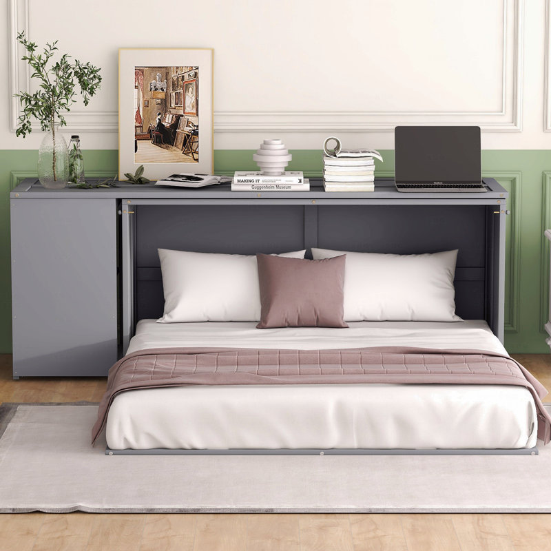 Gloricely Storage Bed, Gray