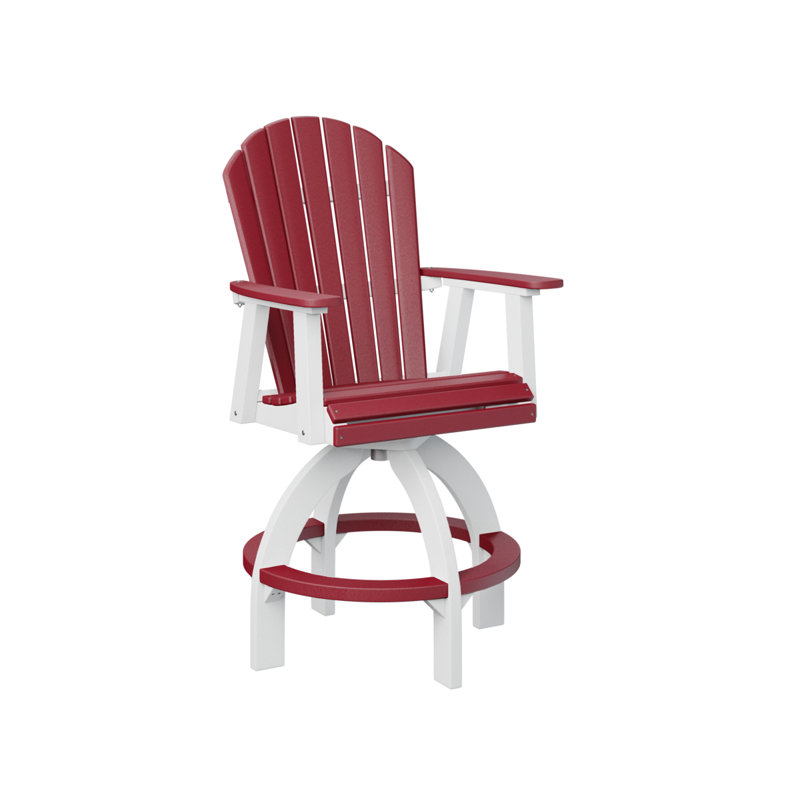 Chaise de bar Dawnita, 26.5", Rouge écarlate