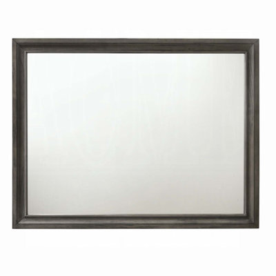Miroir Naima 47 po x 36 po, finition grise