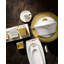Diana Gold Bone China Condiment Server