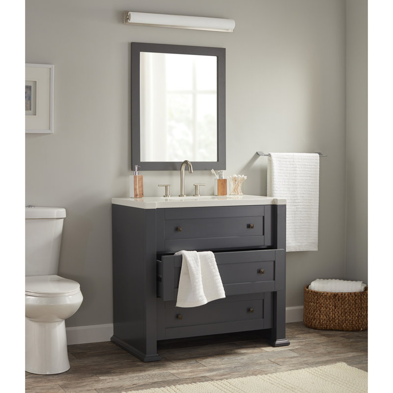 Barhill Dimmable LED Vanity Light, Brushed Nickel