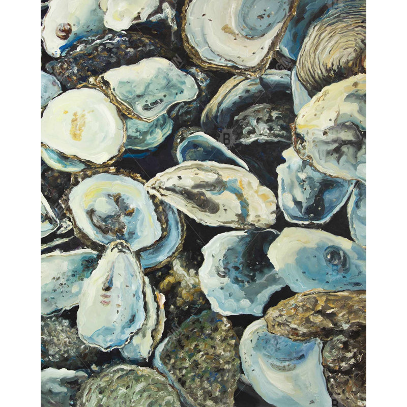 Oyster Shells Print On Canvas