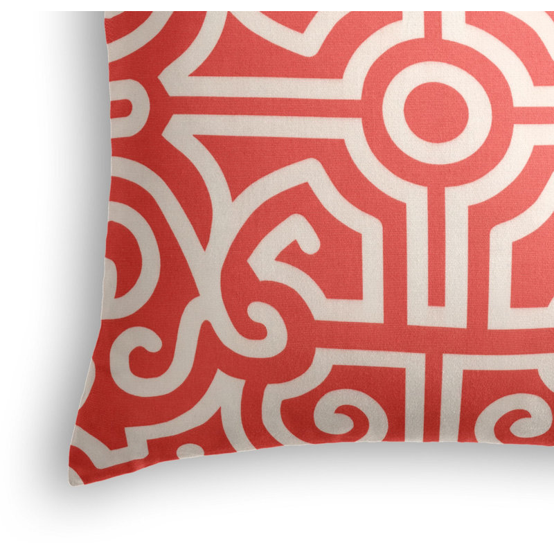 Tobi Fairley Anne Square Pillow Cover & Insert, Watermelon, 16" x 16"