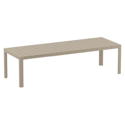 Barbur Extendable Rectangular Outdoor Dining Table