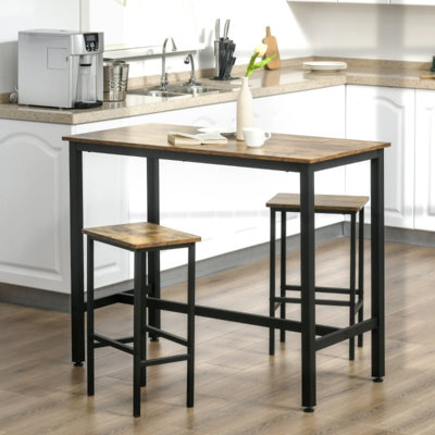 Counter Stool with Metal Frame