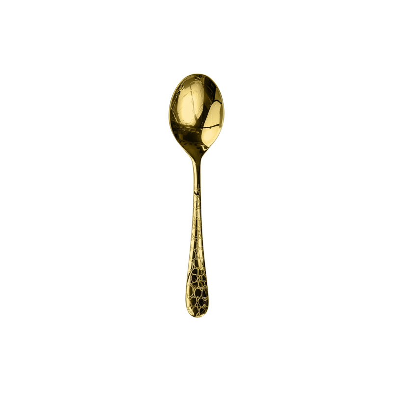 Coccodrillo Stainless Steel Dinner Spoon, Oro