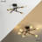 Chanetta 6-LIight Sputnik Chandelier Semi Flush Mount