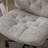 Cross-legged Office Chair With Flip-up Armrests, Wide Padded Seat, 360° Swivel & Smooth-rolling Wheels For Home And Office-732347551