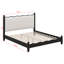 Lit plateforme avec tête de lit tapissier festonnée, structure en bois-1204083963-1204083962