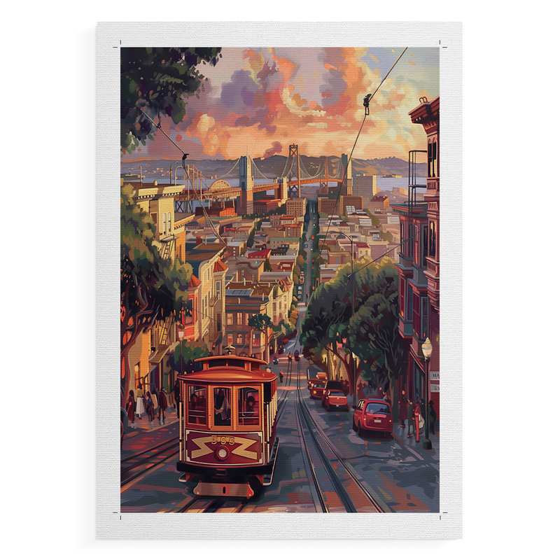 Paysages série CCDXL - Impression sur toile seulement - NON-CADRE