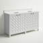 Ensemble de meuble-lavabo double 59,5 "Barkley-279045625