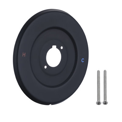 Replacement Escutcheon Plate For Moen Gibson Posi-Temp, For One-Handle Tub And Shower Faucets, Single Metal Round Shower Escutcheon Kit