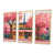 Toile naturelle avec cadre flottant