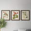 «Vintage Flowering Trees V», ensemble de 3 cadres photo sur toile-323789574-323789573
