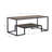 Damien Metal Coffee Table with Open Shelf