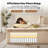 16.74" Queen Size Upholstered Mattress with Headboard, No Box Spring/Frame Needed, 700 LBS Weight Capacity, Mattress in a Box-72163688