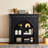 Retro Simple Painted Solid Wood Accent Cabinet