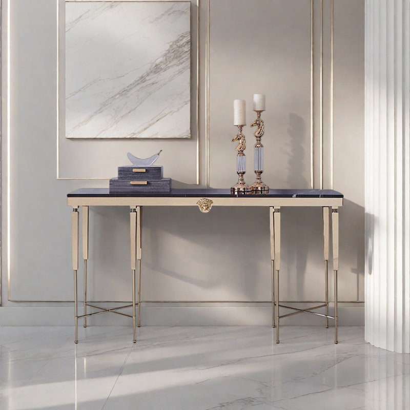 Console Modern Minimalist Luxury Art, H 33,46 po x l 62,99 po x P 15,75 po