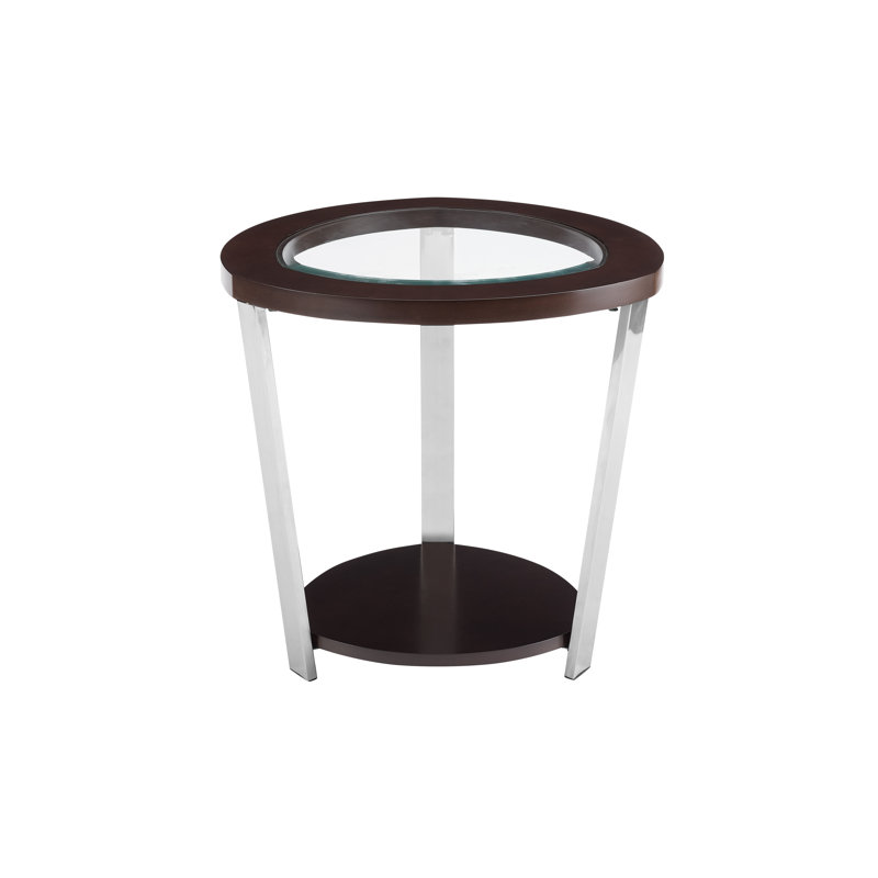 Table de bout à 3 pieds avec rangement Malakoff