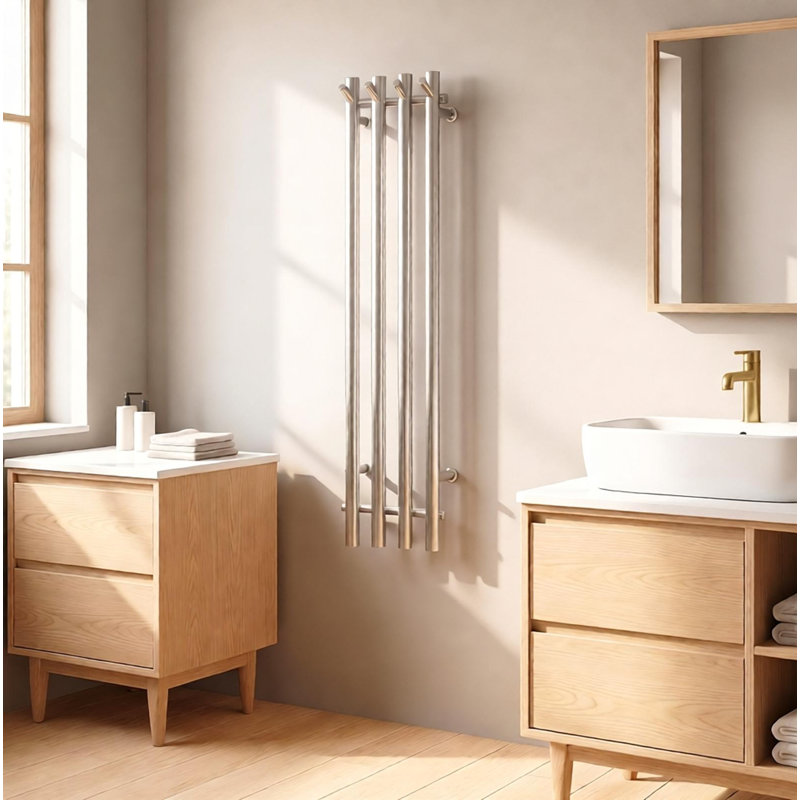 Chauffe-serviettes électrique mural, Silver