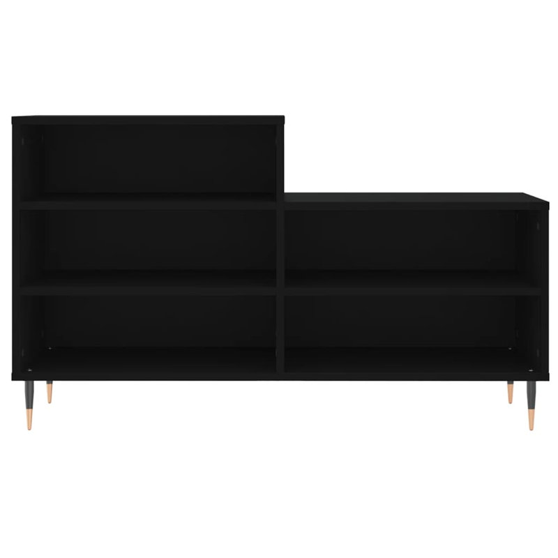 10 Pair Shoe Storage Cabinet, Black