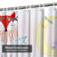 Mignon rideau de douche avec 12 crochets-2138129923