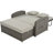 Wicker Rattan Double Chaise Lounge, 2-Person Reclining Daybed With Adjustable Back And Cushions, Free Furniture Protection Cover-376110061