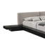Grand lit Nia, similicuir, plateforme à profil bas-98890807