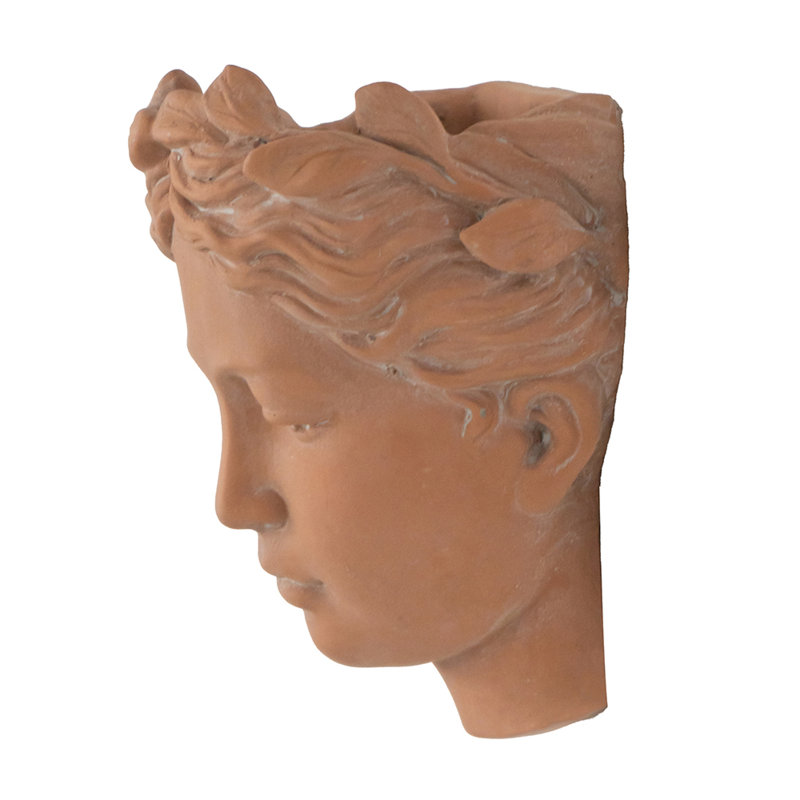 Buste en ciment classique pour jardinière artistique d'intérieur et d'extérieur