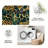 Leopard Print Teal Gold   area rugs for Living Room, Soft and Comfortable, Suitable for all seasons, easy to maintain, machine washable Indoor floor mat, Under Table Farmhouse suitable for Bedroom, Dining Room, Study,  Balcony, Home Decor Patio-512562626