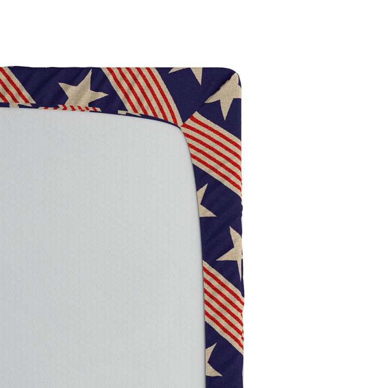 Microfiber Striped Fitted Sheet, Full Fitted Sheet