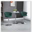 Ensemble de 2 tabourets réglables, tabouret de cuisine rembourré en velours