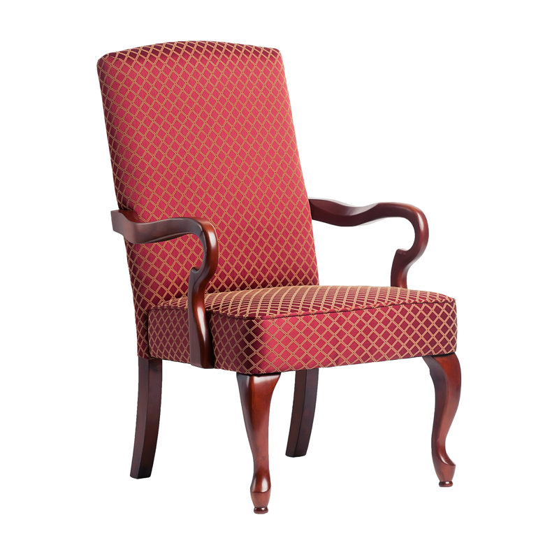 Arliana Upholstered Armchair, Red