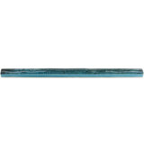 Chateau 12" x 0.75" Ceramic Pencil Liner Tile Trim in Blue