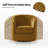 Holden 31.5" Wide Velvet Swivel Barrel Chair-1458532244