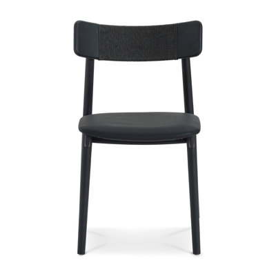 Sakina Genuine Leather Side Chair