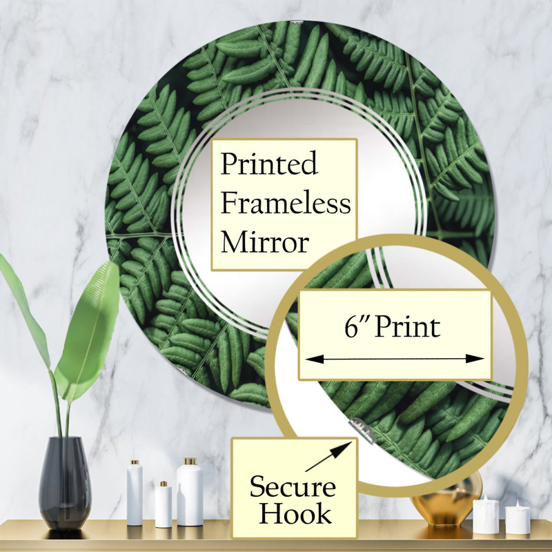 Miroir de salle de bain sans cadre, 32 po x 32 po