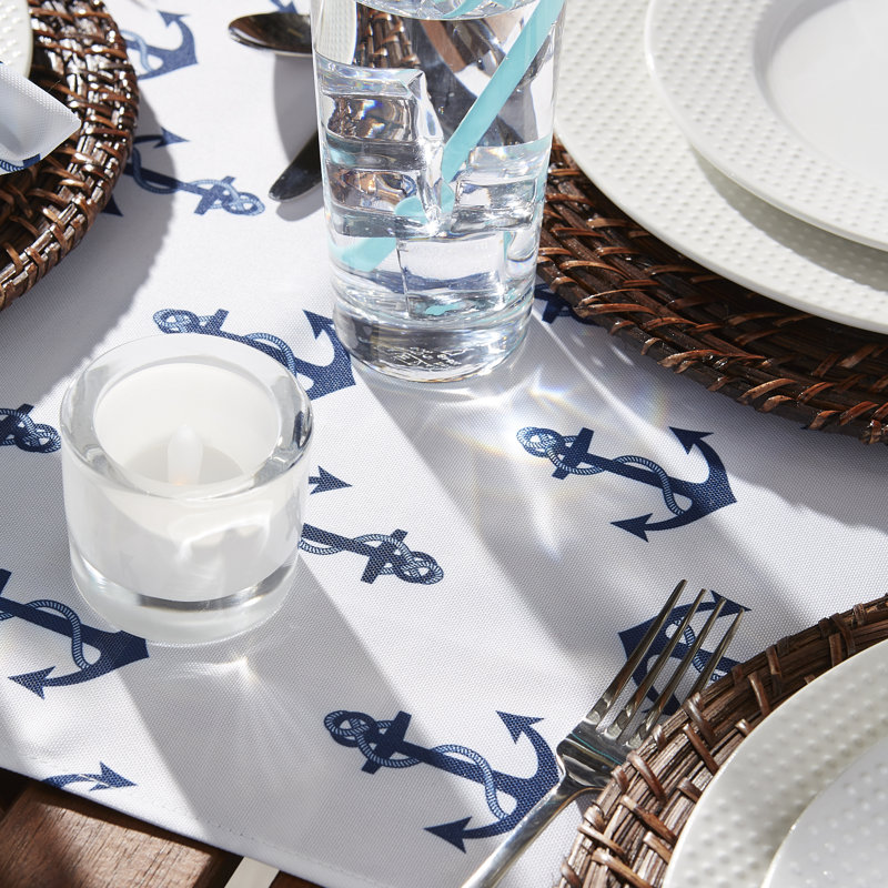 Risa Toile Table Runner, 108 L" x 14 W"