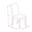 Cet ensemble de salle à manger 6 pièces comprend une table rectangulaire blanc cassé (blanc cassé), un petit banc et 4 chaises Parson en tissu de lin noir avec dossier haut - finition noire brossée-157238306-157238305-230579452
