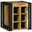 Solid Wood Open Shelving Wine Bottle Rack-1074417517