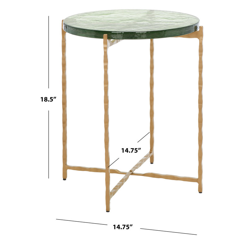 Glass End Table