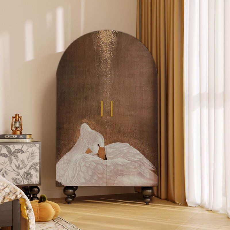Armoire arquée avec portes Swan