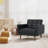 36.61'' Wide Tufted Upholstered Faux Leather Accent Armchair-119024538