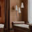 White + Black Fabric + Iron Free form Floor Lamps-1785782280