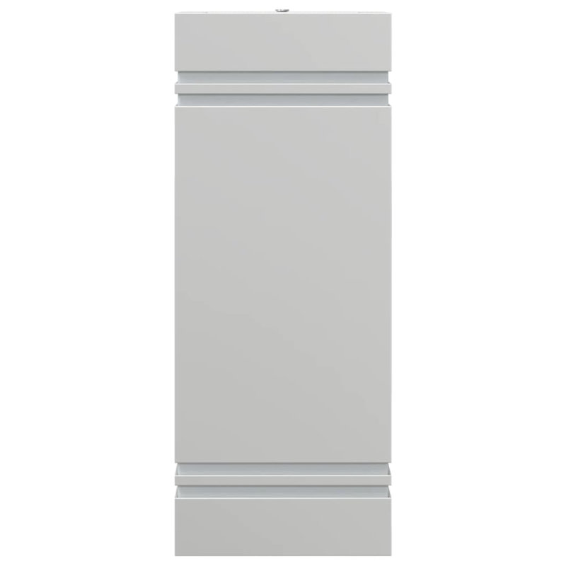 Danavia Stainless Steel Plug-in Wall Sconce, Silver