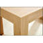 Farmhouse Kitchen Dining Table for 4-6 People, Rectangular with Sturdy Wood Legs and Full MDF Trim, Easy Assembly