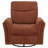 Beacon Rust Upholstered Power Swivel Recliner